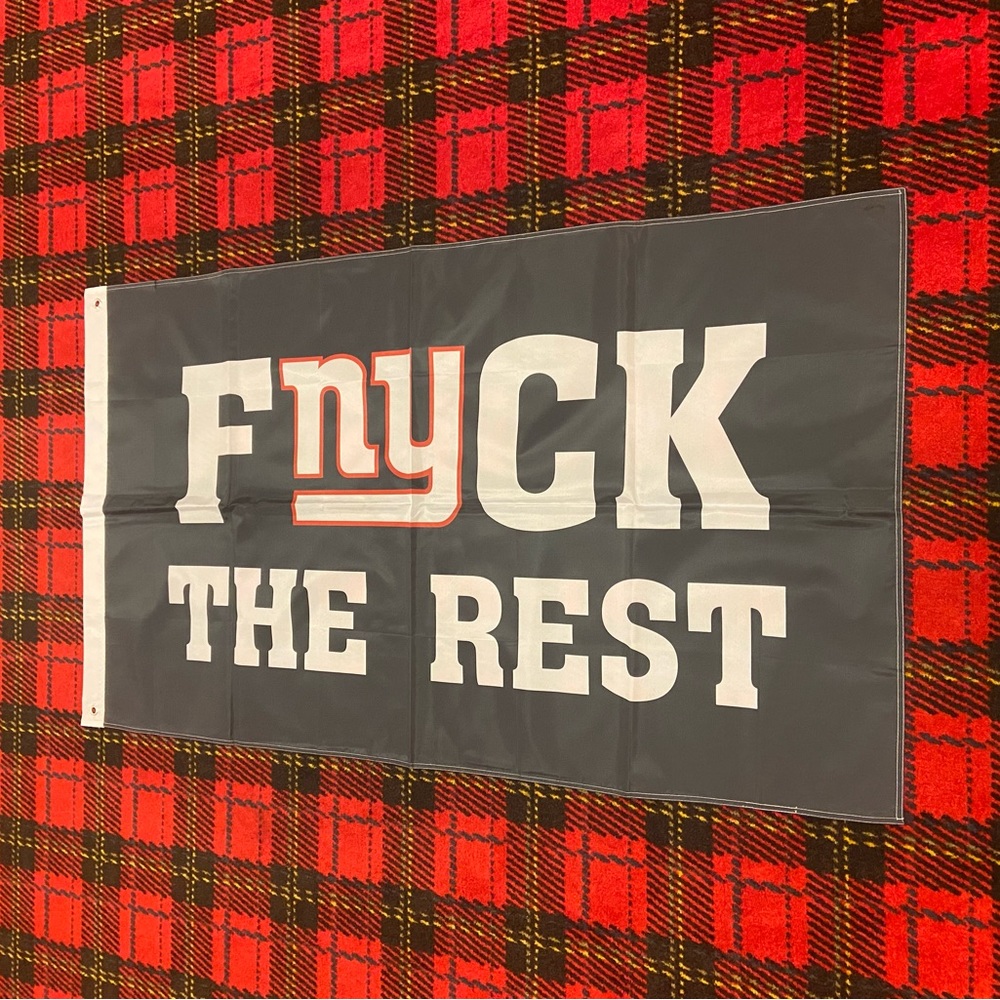 Brand new New York Giants banner flag